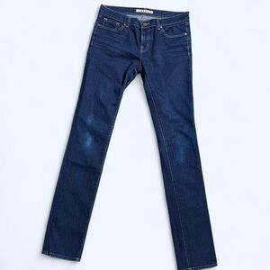 J Brand Low Rise Pencil Jeans Dark Wash